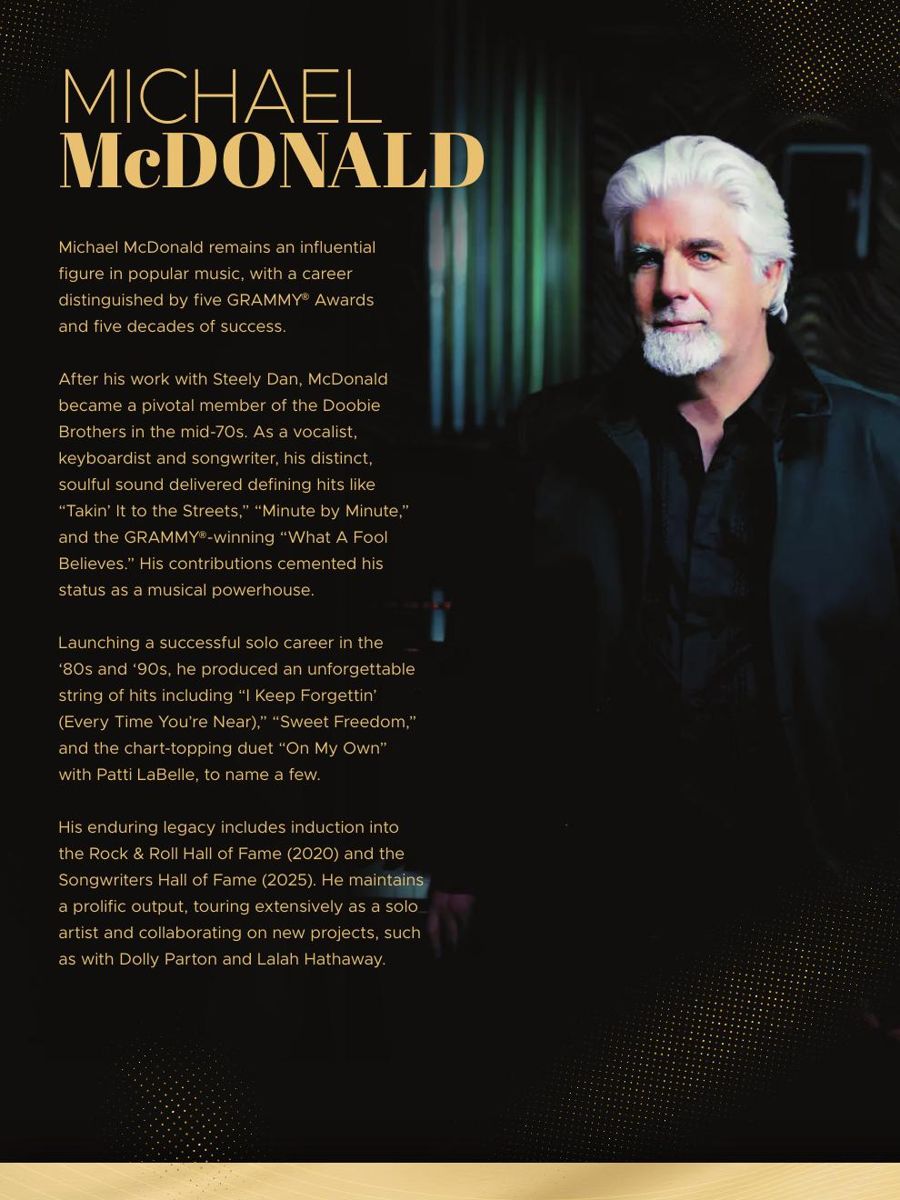 Michael McDonald artist profile page